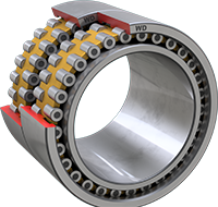 Four Row Cylindrical Roller Bearing