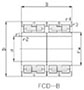 FCD Series Fow Row Cylindrical Roller Bearings - 3