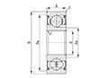 Heavy Load Deep Groove Ball Bearings with Shields Diagram